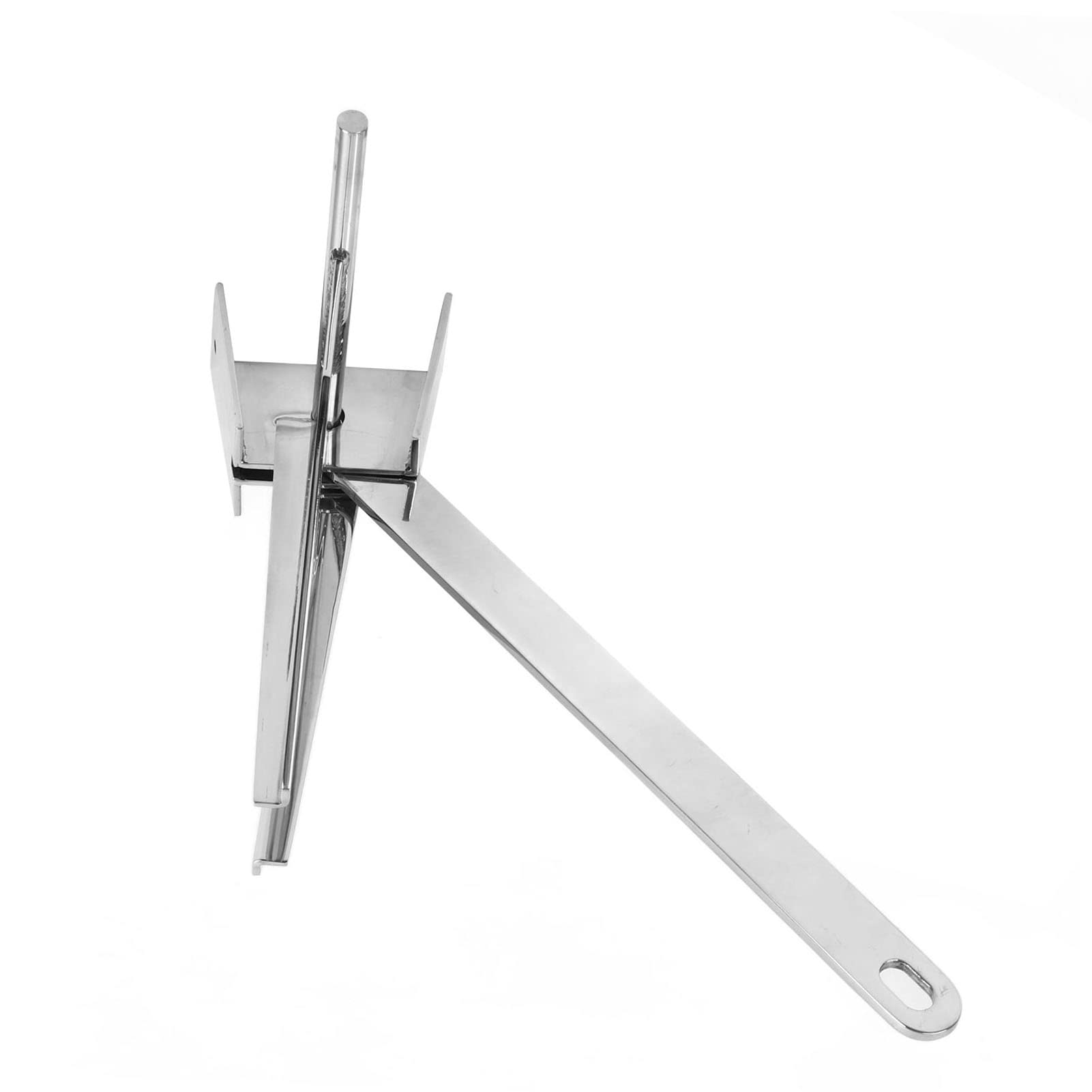 Ejoyous Ancora per Barche Ancora con Rampino in Acciaio Inossidabile 5 Kg Antiruggine Affondamento Rapido Forte Presa per Yacht e Design Saldato a Caldo 55 X 47 Cm per Fondali Marini di Sabbia e Fango