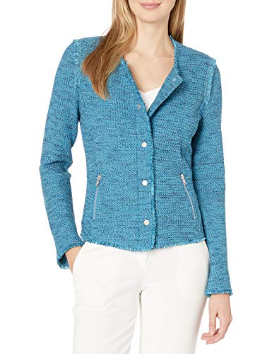 NIC+ZOE Women's Plus Size Jacket, Deep Turquoise, 1X
