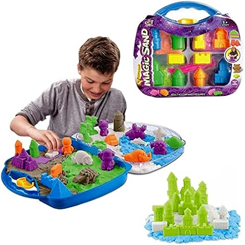 Kidoloop 1KG Play Sand Combo Pack in 3 with Storage Box and Accessories, Made, Suitable for age 3 and up, For Kids Cover