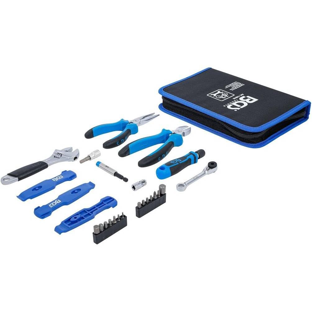 Juego de herramientas para bicicletas, 26 unidades, kit completo y versátil, reparaciones fáciles y rápidas - D-Work