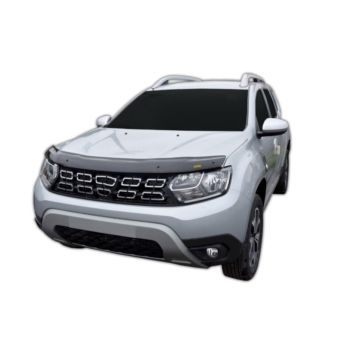 SCOUTT Deflettore Protezione Cofano per Dacia Duster 2017-2024, Migliora l'Aerodinamica dell'Auto, e Spoiler, Nero