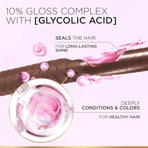 Image of L'Oreal Paris Casting Creme Gloss Hair Color With Glycolic Gloss Complex |Alia's Favourite Shade| Shade 500 - Medium Brown | 60g + 40g + 60ml