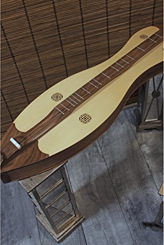 Roosebeck DMGWS4K Grace Mountain Dulcimer 4-String Vaulted Fretboard Spruce Knotwork thumb #1