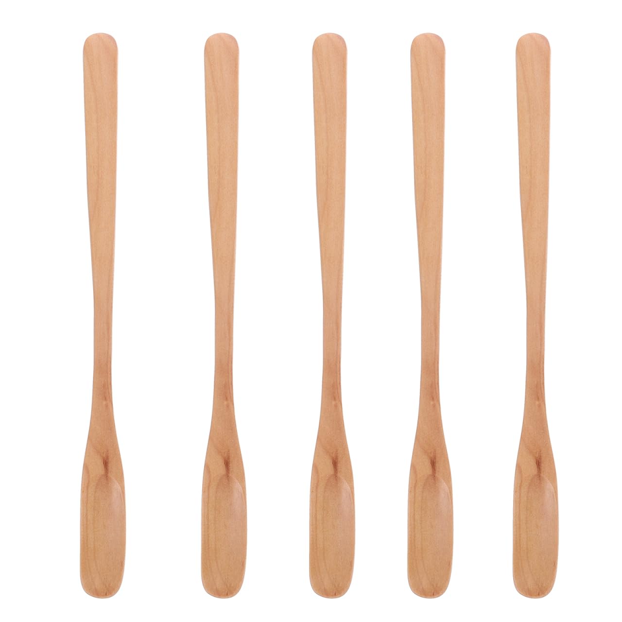 Unomor Material Honey Stirring Scoop 5pc Honey Stirring Spoons for Coffee Syrup Jam Molasses Safe Comfortable to Use
