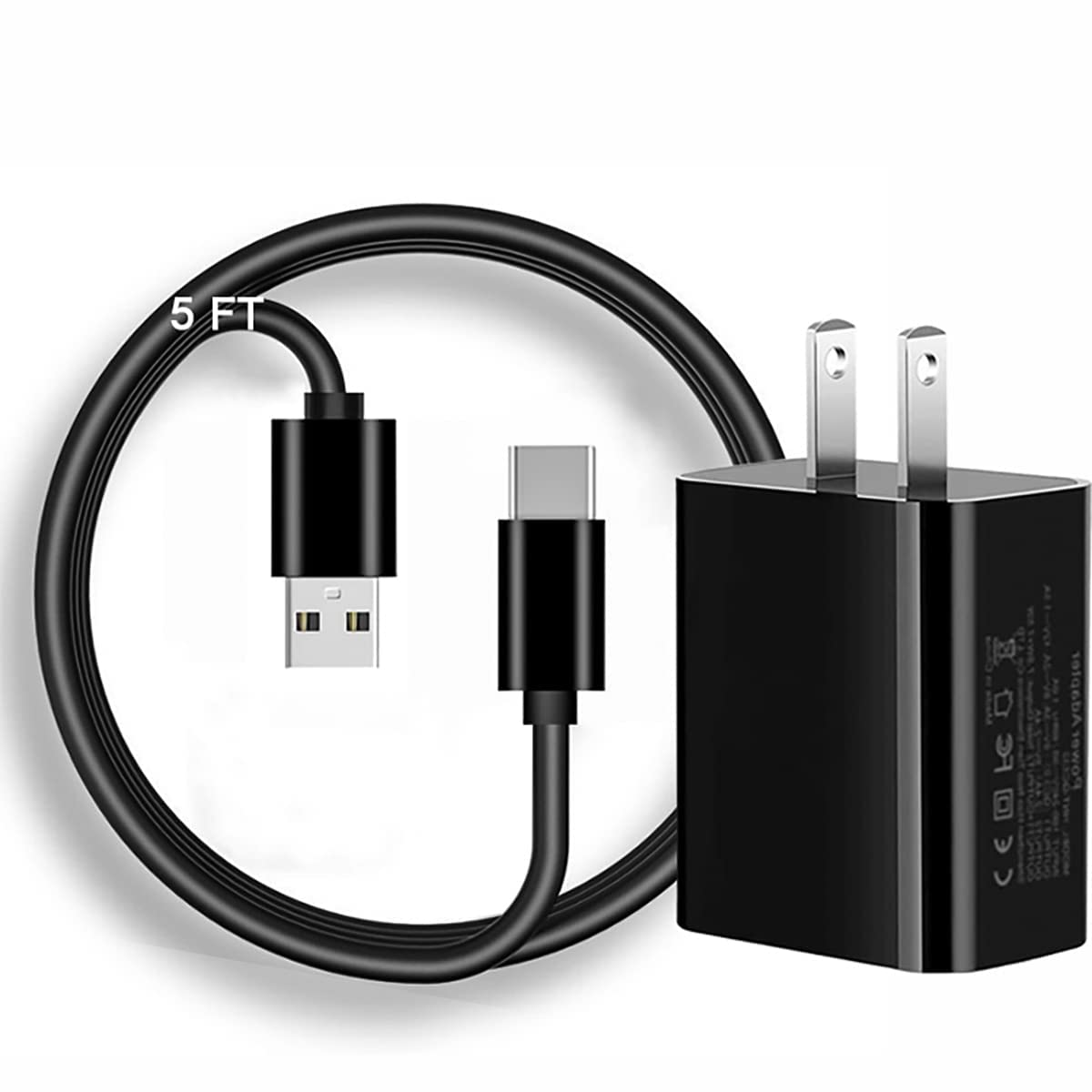 KUEVKA 6Ft USB-C Wall Charger Cable Compatible for Lively Jitterbug Smart 4, Jitterbug Lively Smart 3rd Generation, Jitterbug Flip 2nd Generation USB Type C Charger Cord KUEVKA 6Ft USB-C Wall Charger Cable Compatible for Lively Jitterbug Smart 4, Jitterbug Lively Smart 3rd Generation, Jitterbug Flip 2nd Generation USB Type C Charger Cord