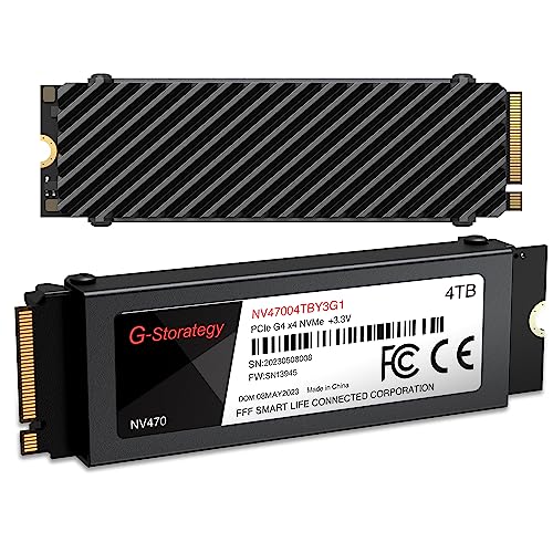 PS5対応増設SSD 2TB G-Storategy NV47002TBY3G1 Amazon | G-Storategy SSD 4TB M.2 ヒートシンク 付き 【新型PS5