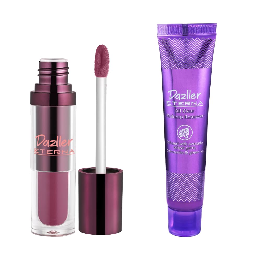 Dazller Eterna Long Stay Lip Colour, 4g, LC103 – Cardinal – Waterproof, Matte, Ultra-Intense Pigments, Skin-Nourishing Extracts Dazller Eterna Long Stay Lip Colour, 4g, LC103 – Cardinal – Waterproof, Matte, Ultra-Intense Pigments, Skin-Nourishing Extracts