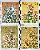 Gebiet: Südafrika Prophila Collection Südafrika 529-532 (kompl.Ausg.) Rollenmarken 1977 Blütenpflanzen (Briefmarken für Sammler) Pflanzen
