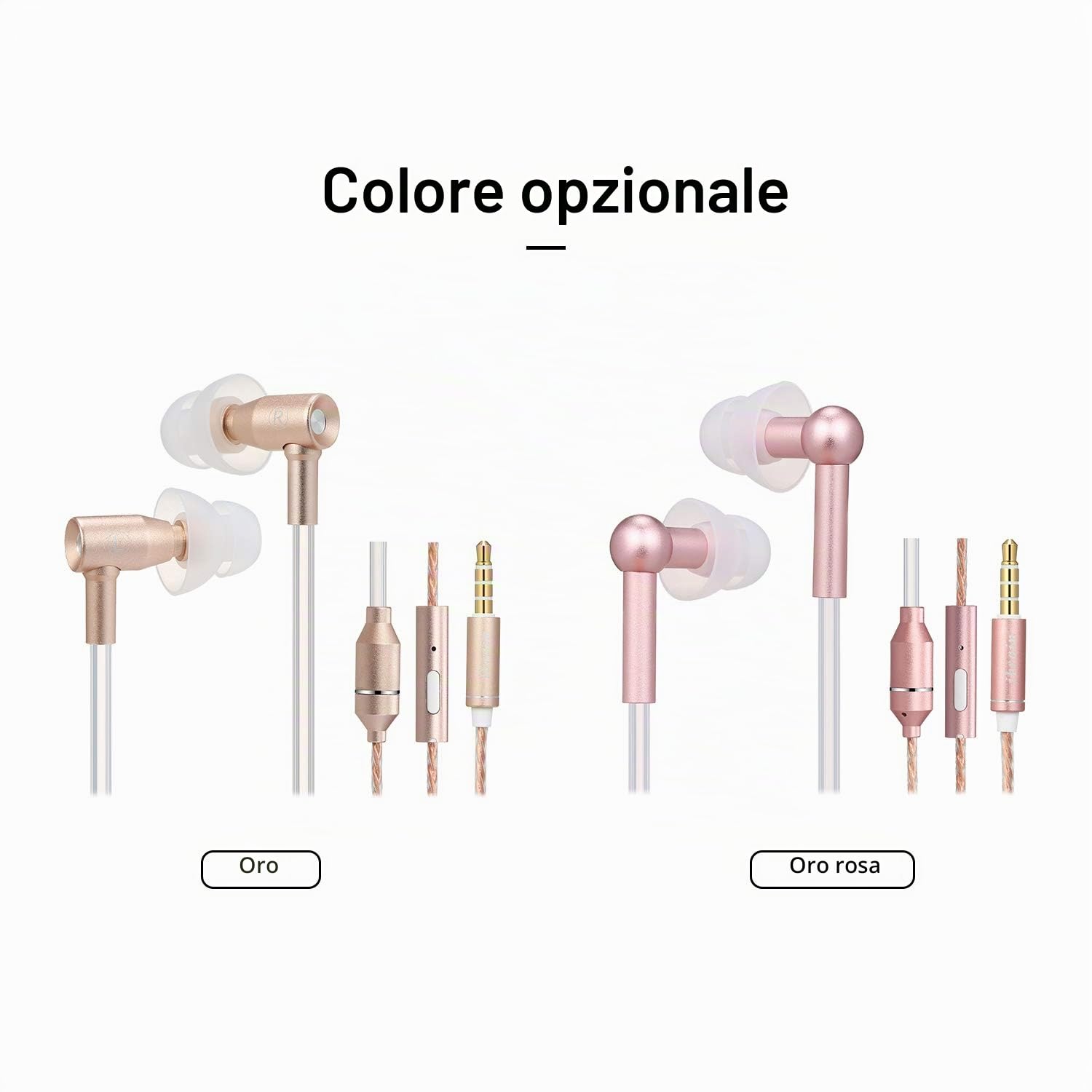 Docooler IBRAIN FC31 Air Tube Anti-radiazioni In-Ear Cuffie 3,5 mm Wired Musica Auricolare Senza Radiazioni Auricolare Riduzione del Rumore Controllo Linea con Microfono