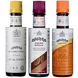 Angostura Bitters Mixed 3 Pack - Aromatic, Orange and Cocoa 4oz Premium Cocktail Bitters for Home and Professional Mixologists