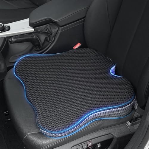 EFBCWQXUI Cuscino Sedile Auto, per Audi Q3 S-Line/Q3 Quattro/Q3 Sportback/Q5/Q5 Memory Foam Cuscino Sedile Auto Guidatore Seggiolini rialzati Cuscino Accessori Auto