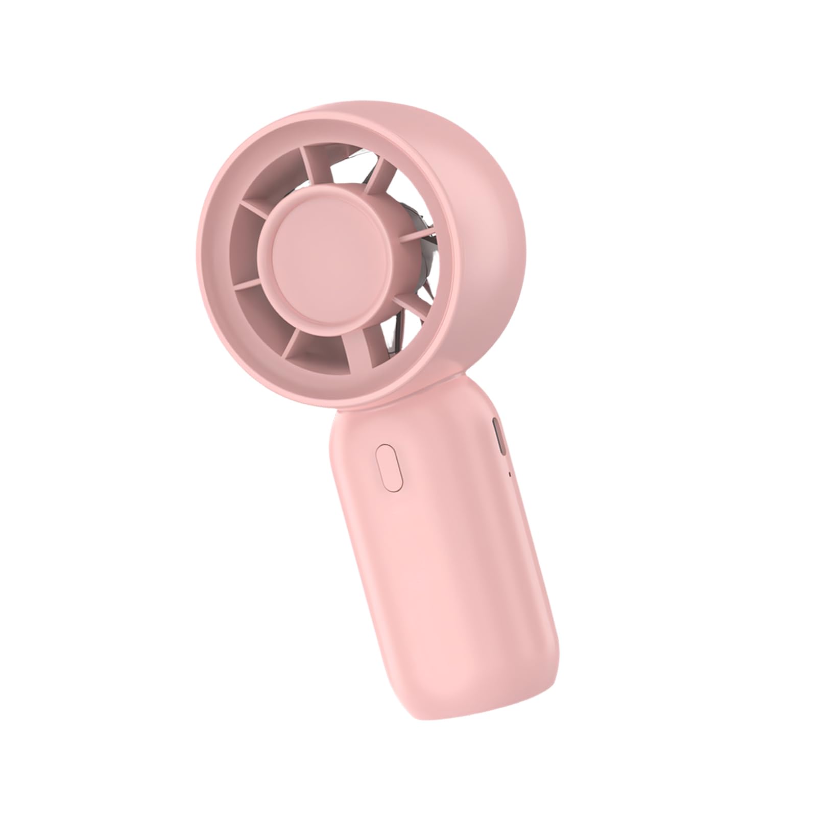 Uqezagpa Portable Handheld Fan Rechargeable 3-Speed Cooling for Travel Outdoor Beach Women Battery Operated Desk Fan