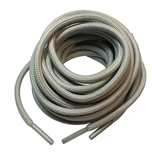 Image of 3 Pairs Heavy Duty Round Boot Laces Shoelaces for Hiking Walking Construction Safety Work Boots Shoes