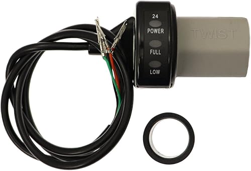 Acelerador de agarre giratorio de velocidad variable de 4 hilos compatible con Razor MX350 (versión 1-7)