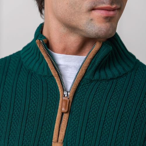 Image of Hope & Henry Men's Half Zip Pullover Sweater