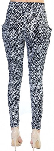 ToBeInStyle Women's Assorted Print Relaxed Harem & Palazzo Pants2