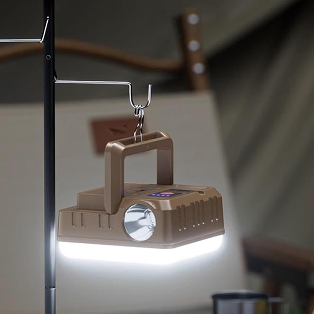 Lampada solare da campeggio, lampada da tenda ricaricabile, torcia portatile di sopravvivenza, leggera e portatile, adatta per il campeggio di pesca a | Leroy Merlin