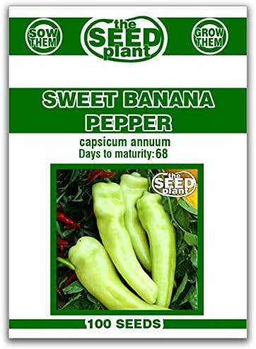 Sweet Banana Pepper Seeds - 100 Seeds Non-GMO