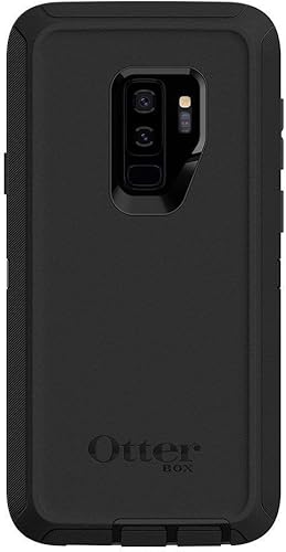 OtterBox Rugged Protection Defender Series - Funda para Samsung Galaxy S9+ Plus, solo funda, embalaje a granel, color negro