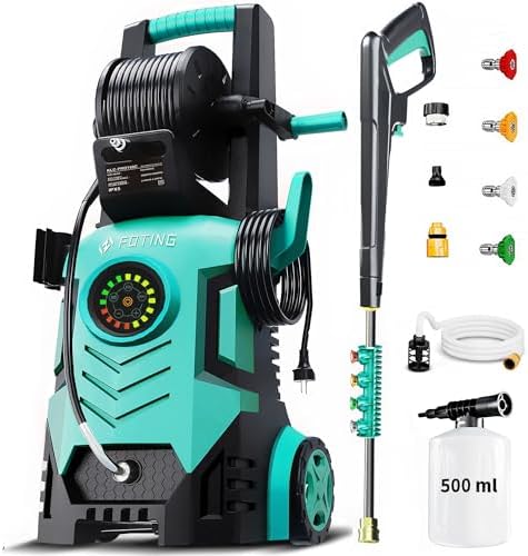 2025Upgraded Pressure Washer 5000PSI with Adj-8-Level Touch Screen, 34