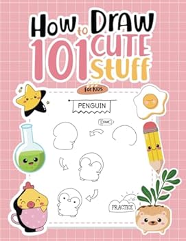 Paperback How to draw 101 cute things Book