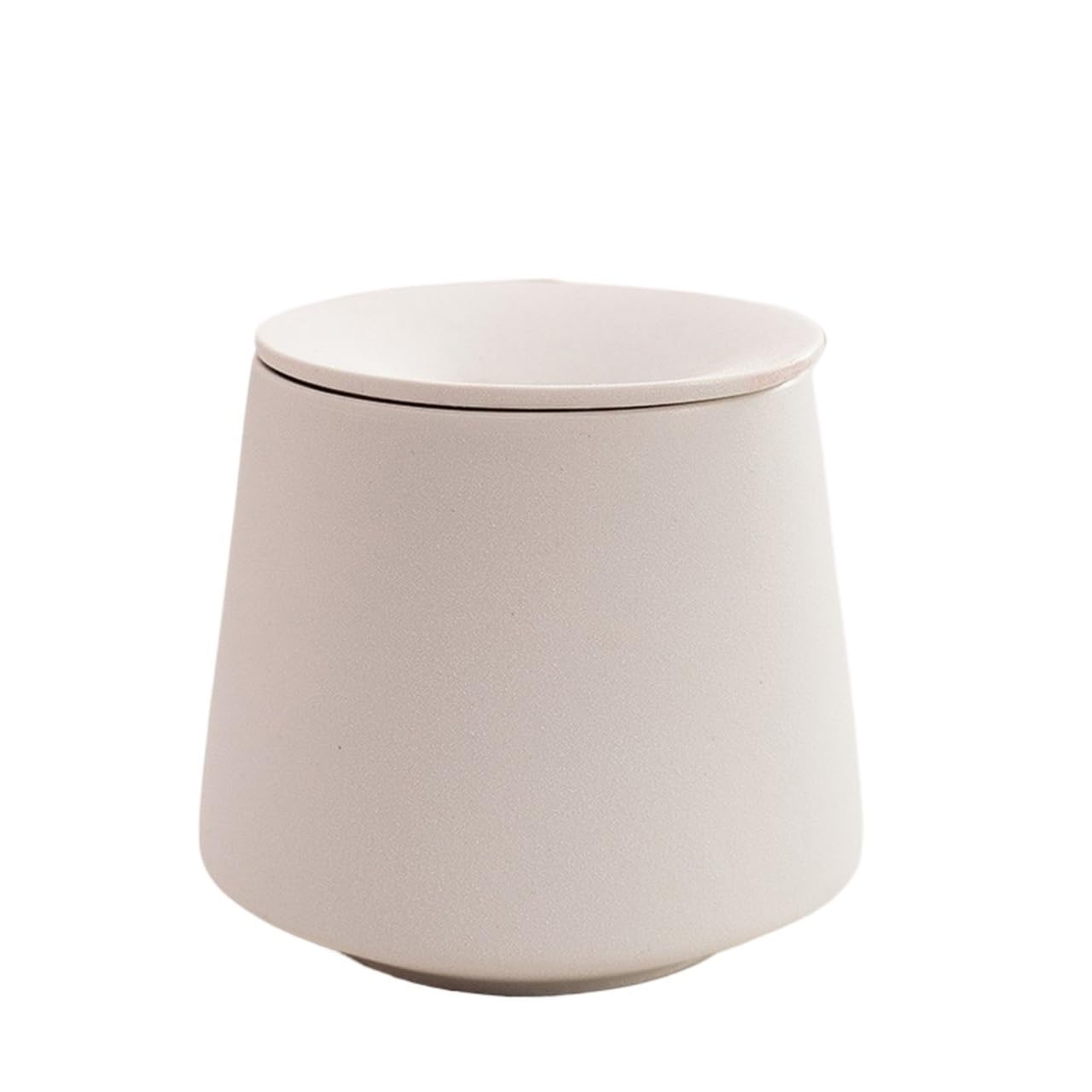 Cendrier coupe-vent blanc au design minimaliste pour intérieur sans cendres