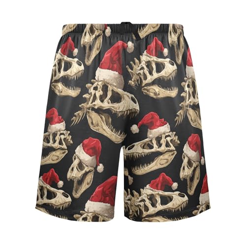 Men's Pajama Shorts PJ Bottom with Pockets and Elastic Waist Drawstring Straight Fit2