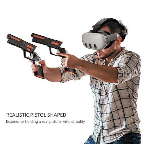 Poignées de Contrôleur Rigides pour Quest 3S Session Jeu FPS VR - 6