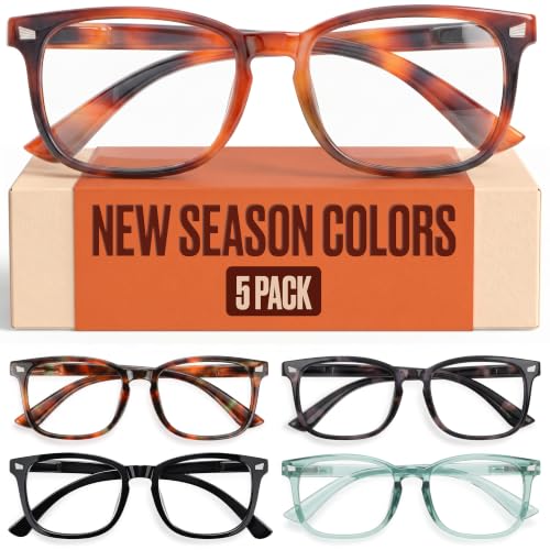 Image of CCVOO Reading Glasses for Women, Eye glasses, Blue Light Readers for Women, Cheaters