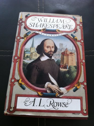 William Shakespeare, A Biography 0333047257 Book Cover