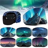 TZEKING 6 Stück Skibrillen Schutz Überzug,Skibrillenschutz Tragbarkeit,Kratzschutz&Staub,Skibrillen Schutzhülle,aus Mikrofaser,Ski Goggle Cover für Alle Schibrillen