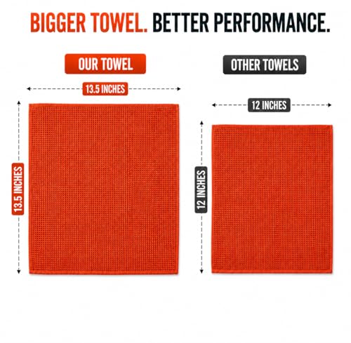 Image of Ameri-Homes 100% Cotton Waffle Weave Kitchen Dish Cloths 6-Pack- Ultra Absorbent & Quick Dry Cleaning Towels for Dishes, Counters & Kitchen Use - Soft, Durable & Lint-Free13.50 X 13.50 inches (Red)