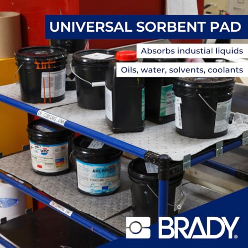 Image of Brady MRO100-E Absorbent Roll, Grey, 400mm x 500mm