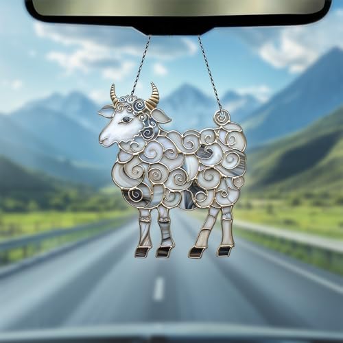 Image of Sheep Acrylic Ornaments Suncatcher Women Men Gifts Christmas Decor