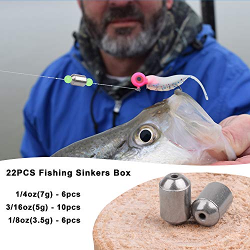 Gewichte Angelset Eisen Anglgewichte Grundgewichte Angelzubehör Set Wassertropfen Form Angelplatinen Angel Set… – Bild 8