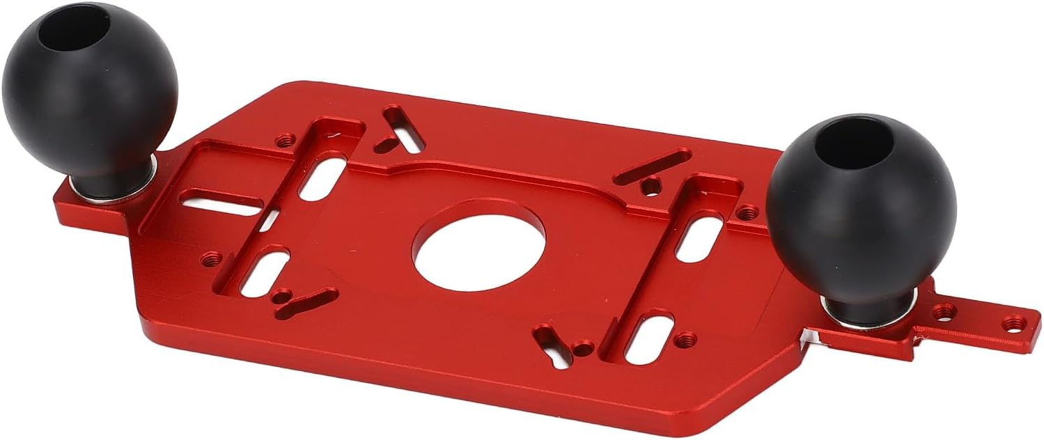 Aluminum Alloy Router Base Plate with Handle for Wood Trimming Milling Slotting