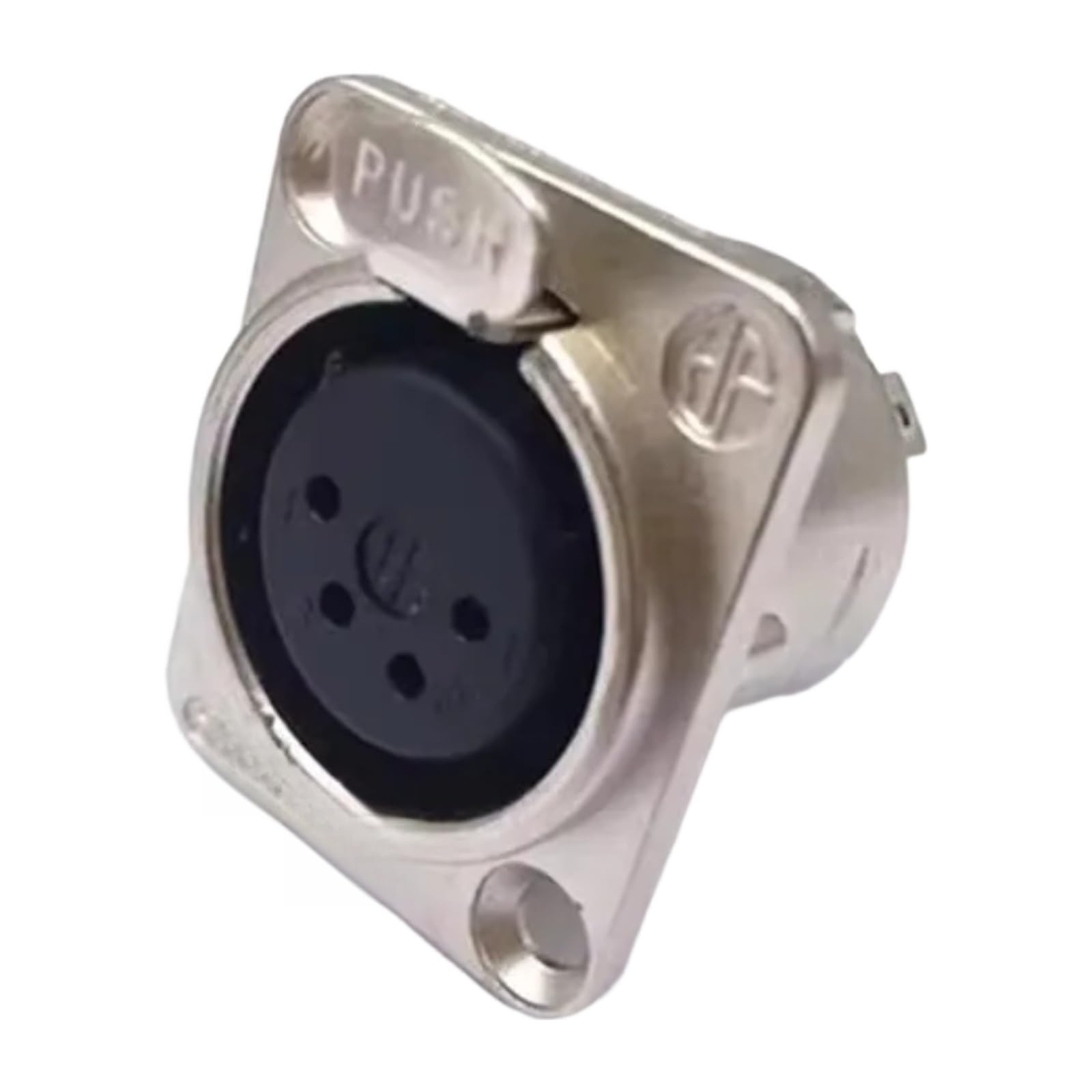 Evite falsos contactos con el conector XLR de 4 pines macho hembra de metal y cobre