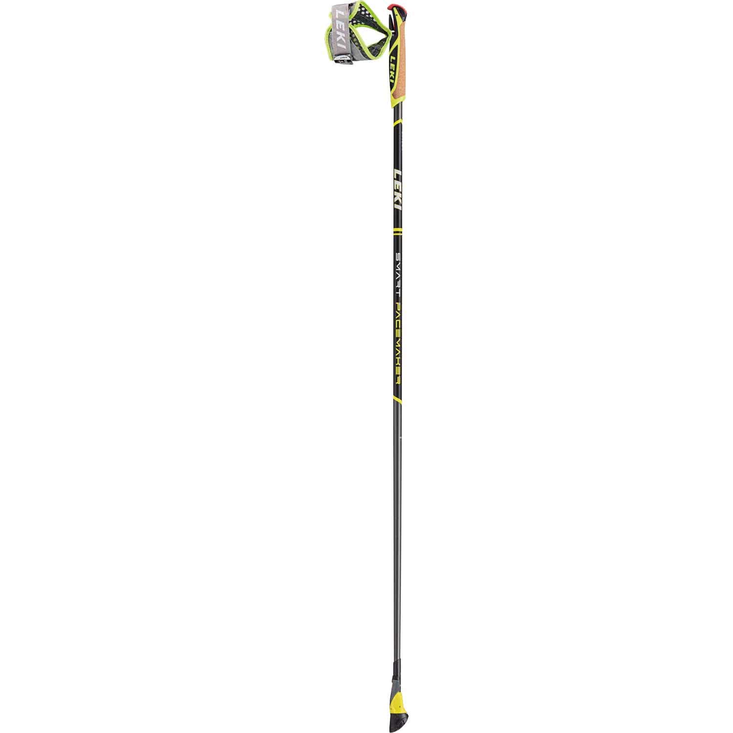 LEKI Smart Pacemaker Trekking Poles, Black, 130 cm