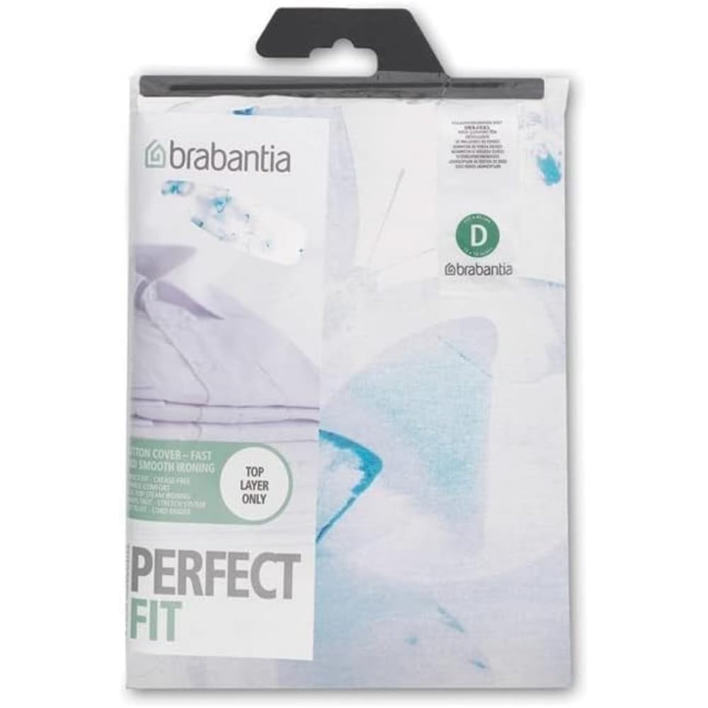 Brabantia Ironing Board Cover With 2 mm Foam 135 X 45 cm, Cotton, Nature Assorted Colours