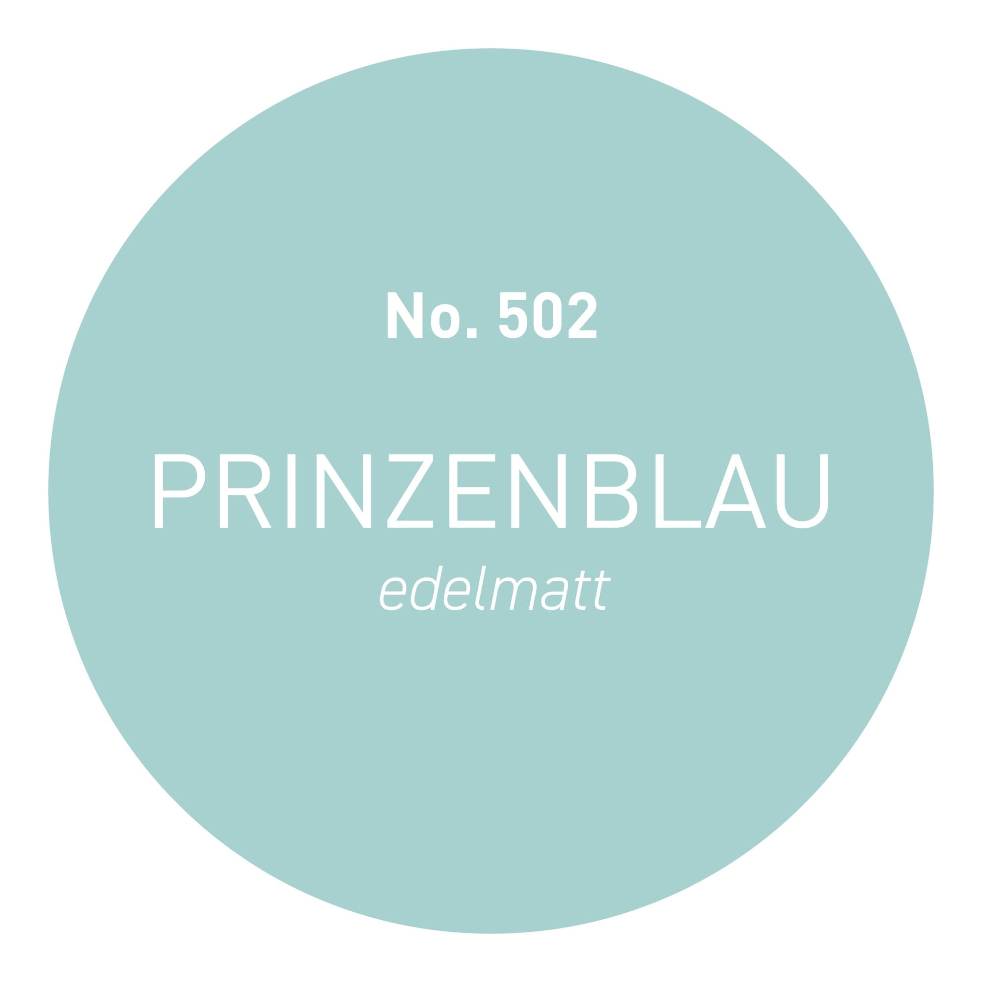 Craft Colors® 5L hochwertige Wandfarbe edelmatt, Kreidefarbe made in Germany, DESIGN Collection No. 502 Prinzenblau/Babyblau