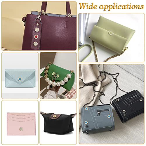 WADORN 120pcs Rhinestone Rivets Studs - Image 4
