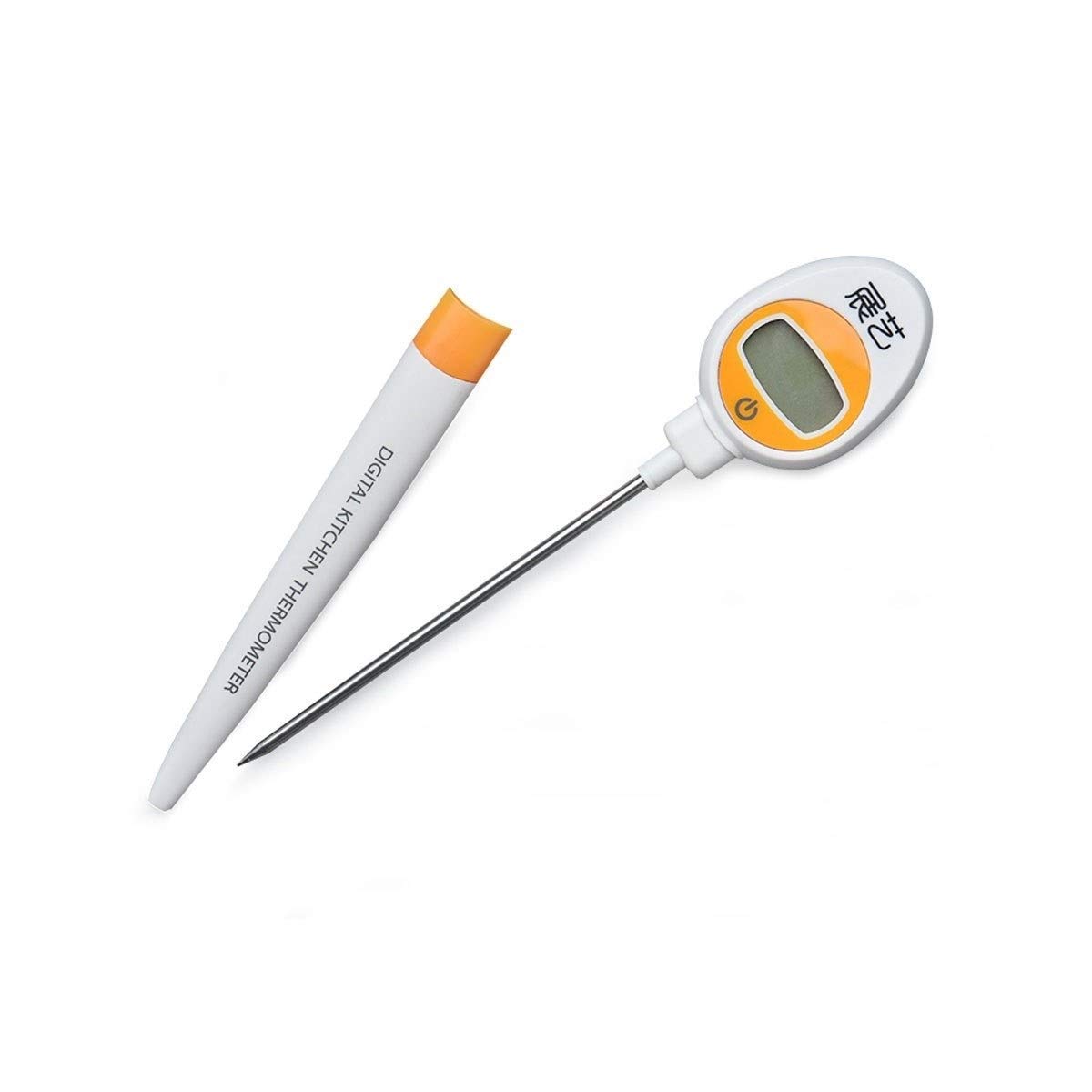 XINGYU Termómetro electrónico líquido para Hornear Alimentos, termómetro de Agua, termómetro electrónico de sonda de Acero Inoxidable Herramientas domésticas Muy útiles (Color: Amarillo)