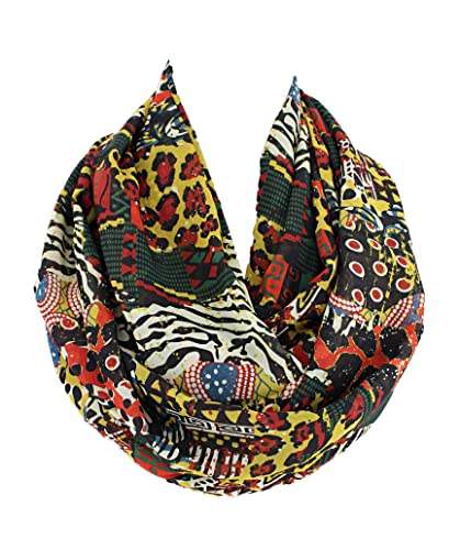 Etwoa's Animal Skins Design Infinity Scarf Circle Scarf Loop Scarf