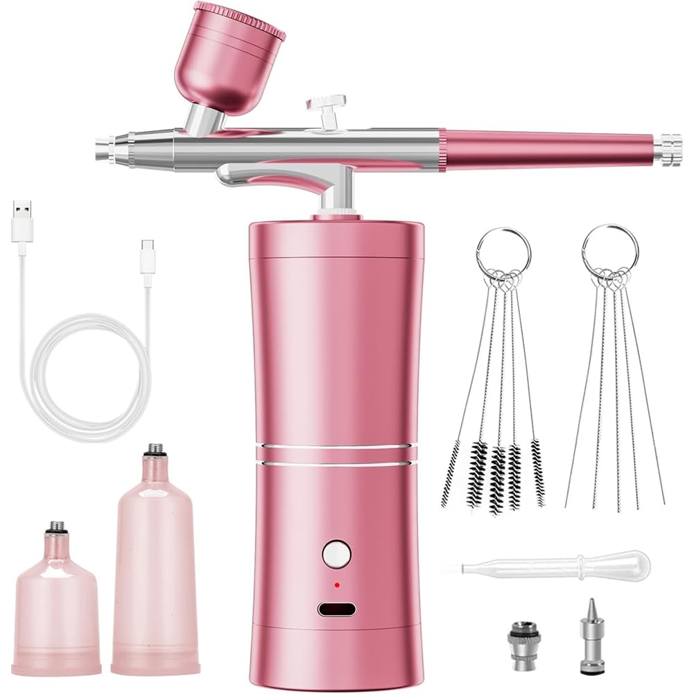 UDSKNV[KSL Air Brush Kit for Airbrush Compressor High Pressure for Airbrush Machine Portable for Airbrush Kit B