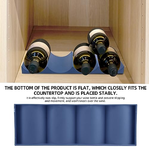 Iayokocc European Style Wine Rack,Wine Bottle Holder Display Mat Wine Holder Storage Organizer For Kitchen Countertops Fridge(Milky White) #TOP5