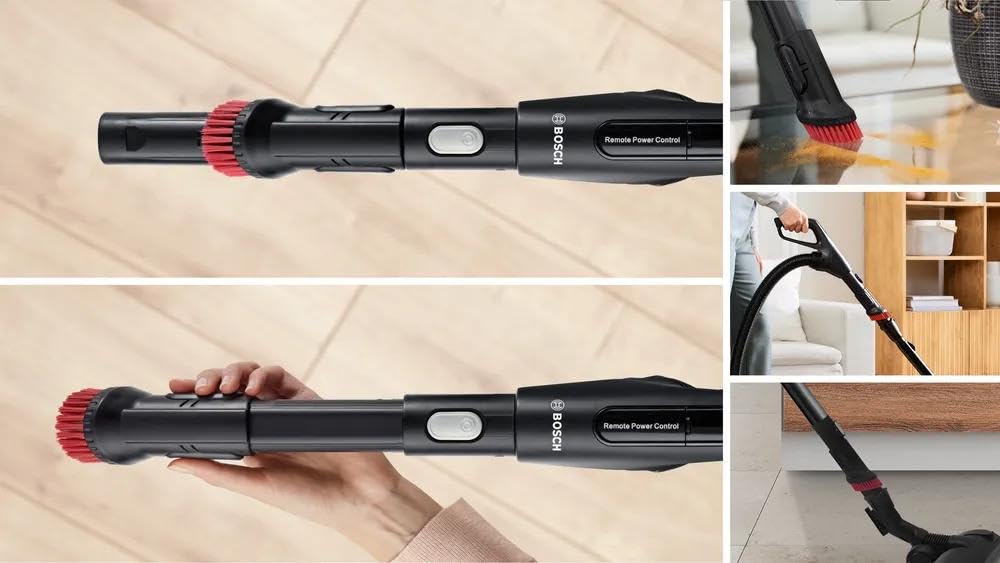 Bosch Serie 6 ProAnimal BGL6PET3 - Roja, rango de 12 m, filtro HEPA, 10 años de garantía del motor, eficaz contra el pelo de las mascotas