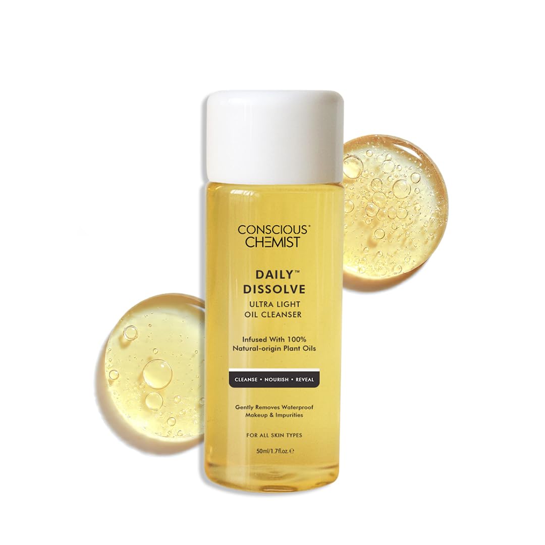 Conscious Chemist Makeup Remover Oil Cleanser | 50ml | Gently Removes Makeup — Flash AI Score 92/100