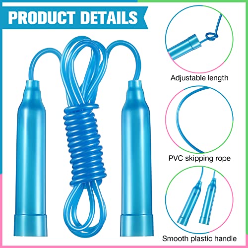 30 Pack Colorful Jump Rope Set Adjustable Sports Skipping Rope 7.5 Feet Plastic Jump Ropes For Kids Adult Outdoor Speed Skipping Rope For Sports Birthday Party Activities Favors Gift,Assorted Colors #TOP1