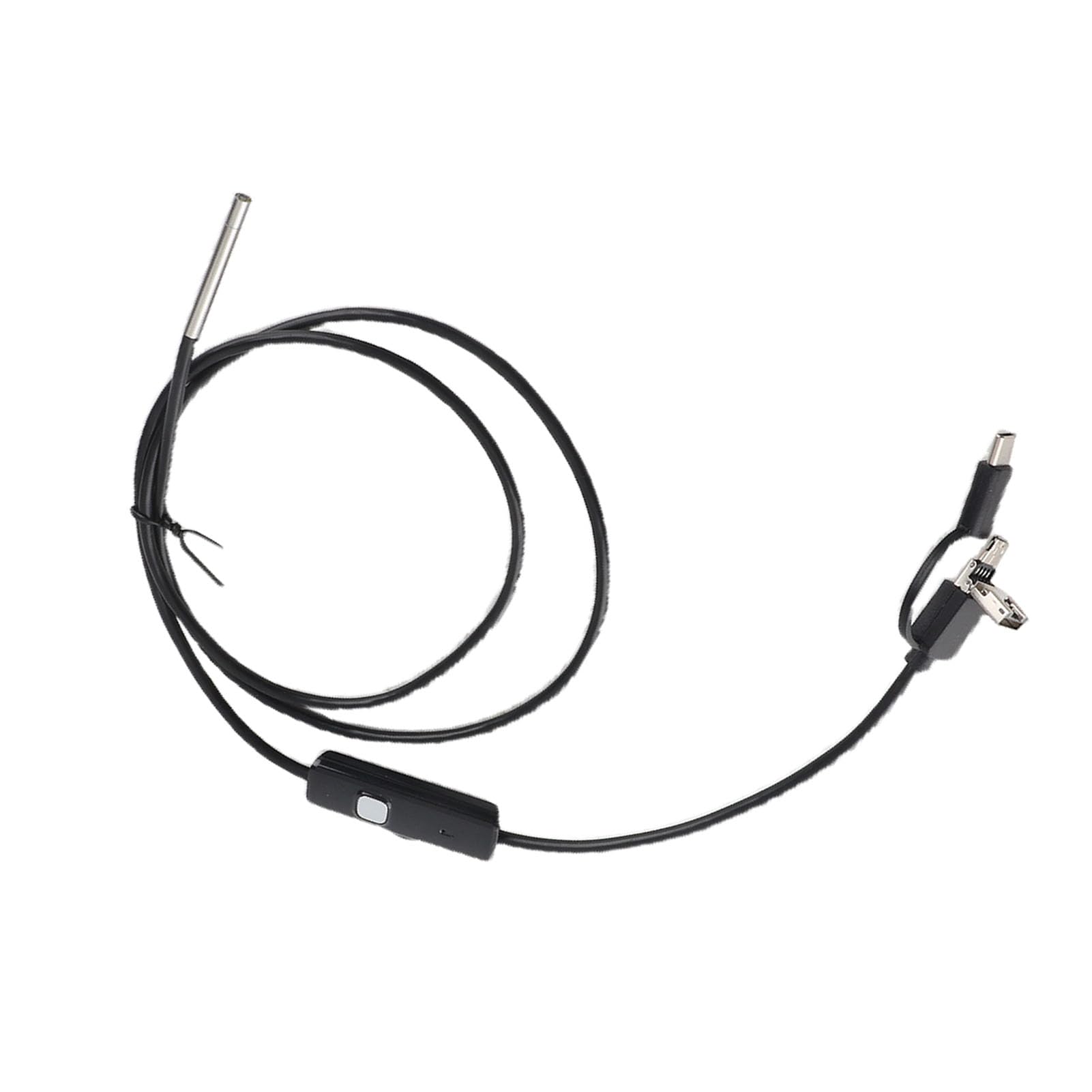 3 en 1 Endoscope Caméra 3.9mm Lentille Étanche Endoscope Inspection Serpent Caméra Endoscope pour Android TypeC Téléphone Mobile