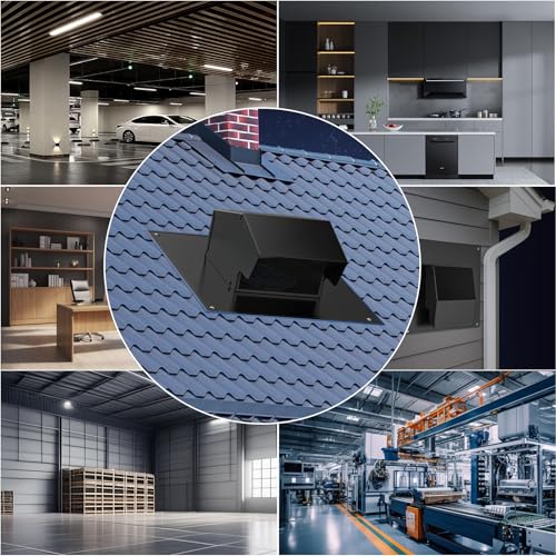 Hon&Guan PM130 Roof Vent Cap - Hon&Guan Roof Vents 4 Inch Galvanized Steel Bathroom 4 Roof Exhaust Vent thumb #8